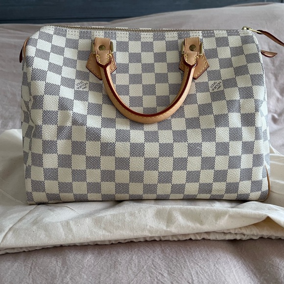 Louis Vuitton Handbags - Louis Vuitton Damier Azur Speedy 30